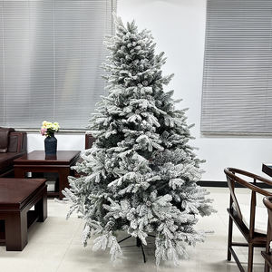 MH-12 Großhandel Custom Luxus Full PE Weihnachts bäume Grün <span class=keywords><strong>PET</strong></span> & LED dekorative künstliche Weihnachts bäume - Product Image 2