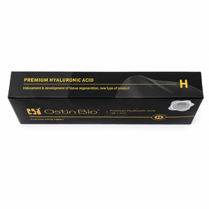 Gel de comblement cutané stérile injectable à base d'<span class=keywords><strong>acide</strong></span> <span class=keywords><strong>hyaluronique</strong></span> réticulé en <span class=keywords><strong>seringue</strong></span> pour usage esthétique corporel - Marque Ostin - Product Image 3