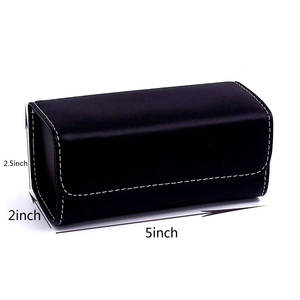 Dominos noirs personnalisés 28 pièces en coffret en cuir – Jeu de société éducatif très prisé - Product Image 3