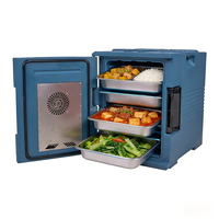 Kommerzielle White Food Warmers Wheel Electric Thermal Box für die Lieferung