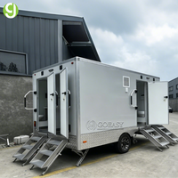Goeasy Remorque Sanitaire Portable Écologique de Luxe Multi-Postes pour Camping