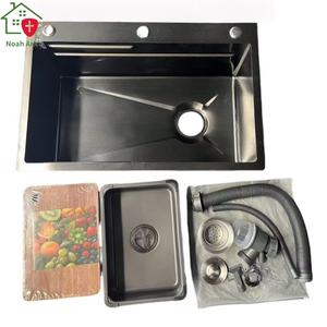 Grifo de Cocina Inteligente de Alta Calidad con Pantalla Digital, Grifo en Cascada de Acero Inoxidable SUS304, Fregadero Individual Multifunción - Product Image 1