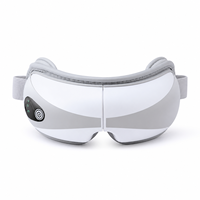 Masseur oculaire à marque privée avec chaleur, pression d'air, vibrations, musique, pliable, rechargeable, masque de soin des yeux pour spa, cadeau, vente en gros, OEM