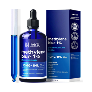 OEM ODM Marque Privée 1% Bleu de Méthyle Végétalien 50ml Gouttes Liquides Orales pour Adultes Soutien Cérébral Mémoire & Sommeil Améliore la Concentration - Product Image 1