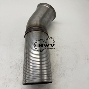 Tuyau d'échappement silencieux d'origine neuf de haute qualité 568-7435 pour camion articulé 740/745 avec garantie de 3 ans - Product Image 2