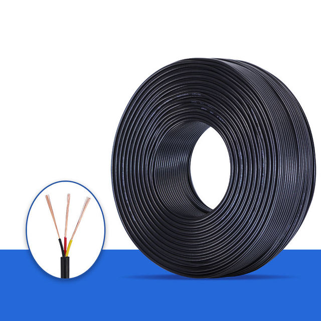 AWM 2464 vw 1 Electric Wire 20awg 22awg 24awg 26awg 28awg 3 Core Flexible PVC Insulated Sheath Power Sheath Wire Signal Cable