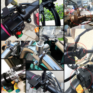 Soportes para espejo retrovisor de motocicleta Motorola, accesorios universales para manillar de 22mm, base de espejo para bicicleta eléctrica - Product Image 5