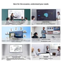 Machine tout-en-un pour conférences, tableau blanc électronique, écran tactile, téléviseur, projection 4K, formation en bureau, réunion, tablette, enseignement