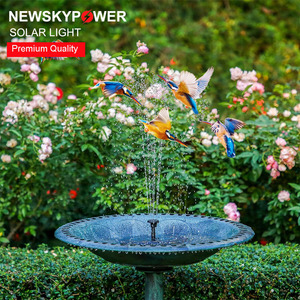 Vente chaude IP68 Étanche Solaire Fontaine Pompe 6 Buses Flottant Solaire Bain D'oiseaux <span class=keywords><strong>pour</strong></span> <span class=keywords><strong>Jardin</strong></span> Étang Piscine Décoration - Product Image 6