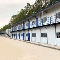 Maison préfabriquée de type K, bâtiment modulaire de chantier, maison de chantier temporaire, sur mesure OEM/ODM, dortoir portable à panneaux sandwich