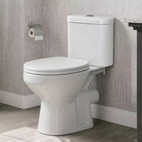 WC en céramique de haute qualité, à deux pièces, blanc, à poser au sol, économiseur d'eau, style européen, vente en gros