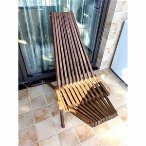 Chaise pliante classique en bois naturel <span class=keywords><strong>Tamarack</strong></span> chaise d'extérieur pliante en bois et chaise <span class=keywords><strong>Tamarack</strong></span> intelligente pour jardin patio plage - Product Image 3