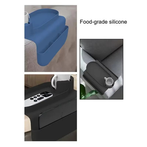 LM LM25510 - Organizador de Reposabrazos de Silicona Multifuncional Clásico y Flexible, con Bolsillos para Guardar Control Remoto, Celular y Tablet - Product Image 4