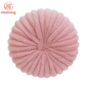 Cuscino Pouf Rotondo in Morbido Peluche, Resistente allo Sfaldamento, per Divano, Ufficio, Auto, Decorazione Casa - Product Image 1