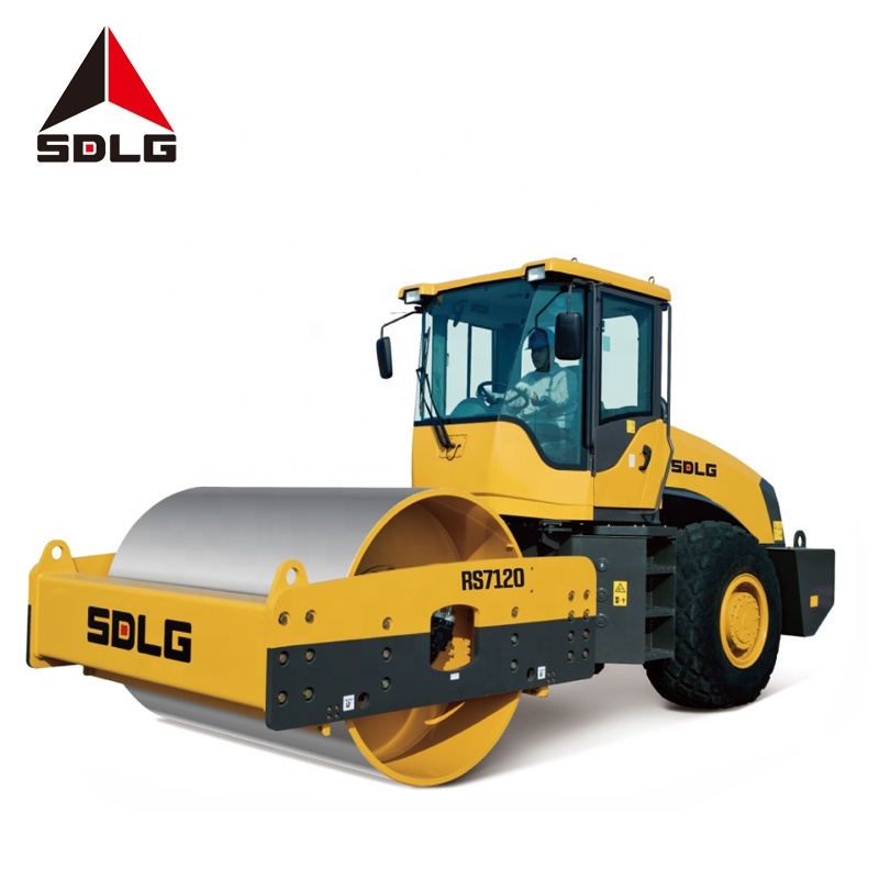 Дорожный каток SDLG RS7120, 12 тонн, полный гидравлический двойной привод, одиночный барабан, вибрация, хорошее качество