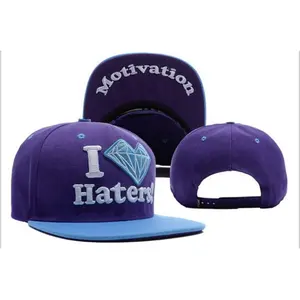 Hip hop gorra ajustable sombrero personalizar Logotipo de bordado sombrero del snapback | snapback sombrero personalización sombrero logotipo personalizado