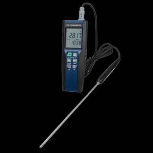 Registrador de Temperatura USB de Plástico TECPEL DTM-386 de Calidad con Sonda PT100 -100C 400C Precisión del 0.05% 0.01C - Product Image 2