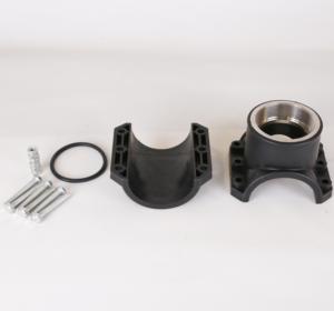 Collier de serrage en HDPE de 110 mm PN6 pour tuyaux, raccord de fixation pour systèmes d'alimentation en eau et d'évacuation - Product Image 4