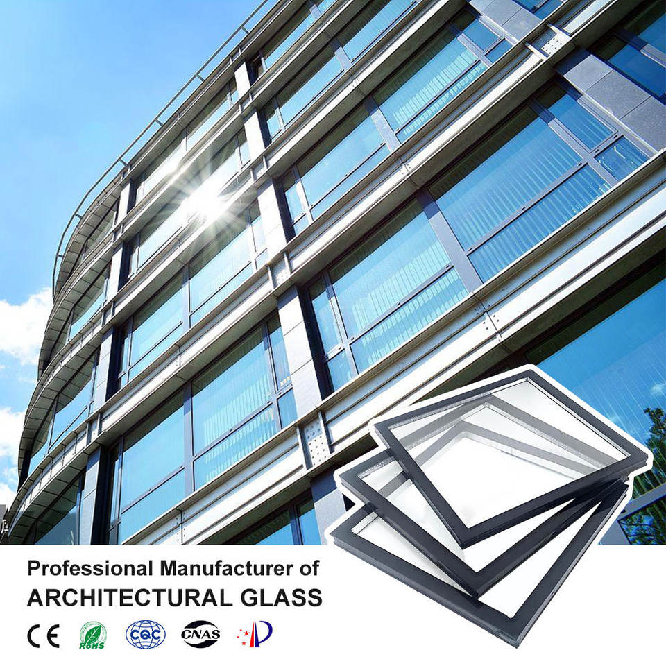 Insulating Glass for Curtain Wall, Custom Tempered Insulated Glass ...