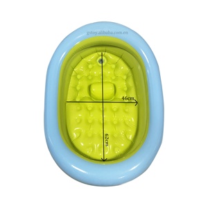 Bañera inflable <span class=keywords><strong>para</strong></span> bebé, cuenco de viaje portátil de ducha, suave - Product Image 2