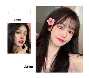 Extensiones <span class=keywords><strong>de</strong></span> <span class=keywords><strong>cabello</strong></span> humano Remy con flequillo y flequillo, <span class=keywords><strong>cabello</strong></span> <span class=keywords><strong>Natural</strong></span> <span class=keywords><strong>de</strong></span> reemplazo, 100%, venta al por mayor - Product Image 4