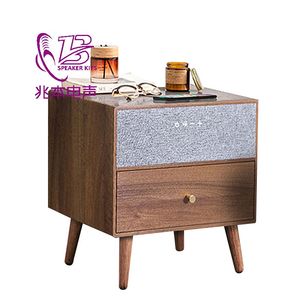 Table de chevet intelligente européenne armoire de chevet musique charge sans fil TWS commerce extérieur haut-parleur boom - Product Image 4