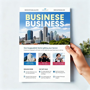 Services d'impression personnalisés pour affiches et manuels d'utilisation pliables en carton, dépliants de produits simples, brochures imprimées à la demande - Product Image 2