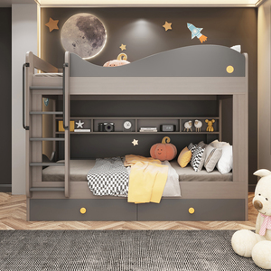 Giá Rẻ Đơn Giản Phong Cách Gỗ Giường Tầng Cho Phòng Ngủ Nhà Phòng Khách Trường Học Khách Sạn Bệnh Viện Cho Trẻ Em Và Trẻ Mới Biết Đi - Product Image 4