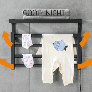 Nhôm Nước Nóng Thang Khăn Ấm Hơn Kệ Điện Thông Minh Phòng Tắm Khăn Nóng Móc Áo - Product Image 2