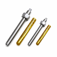 Cheville chimique à capsule en verre, zinguée, emballage OEM pour quincaillerie, vente au détail, directement de l'usine de Kunming, Yunnan