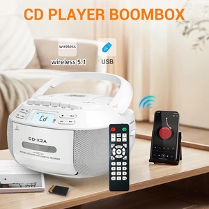 Multifunctional Portable CD Player Boombox With Cassette Recorder USB MP3 FM Radio Remote Control For Home Learning - Product Image 4