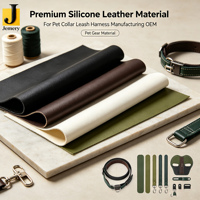 Tissu occultant extensible métallique imperméable en silicone et cuir de qualité supérieure Jemery pour usage automobile OEM