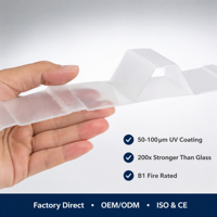 Panneau de toiture en polycarbonate ondulé OEM 3mm 4mm 6mm anti-buée et anti-goutte pour serres, fermes commerciales et pépinières