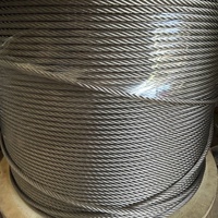 Chinesische Fabrik 201 304 316 316L Edelstahl-Drahtseil 0,1-6,0mm Rostfreies Industrielles Stahlkabel Kundenspezifische Verpackung Verfügbar