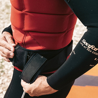 Ceinture de kitesurf en néoprène noir personnalisée vente en gros 10mm harnais de kitesurf réglable en néoprène de haute qualité pour hommes