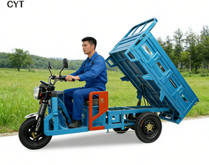 Triciclo Eléctrico para Adultos CYT, Gran Venta, con Caja de Descarga, Triciclo de Carga Resistente para Transporte en Almacenes - Product Image 1