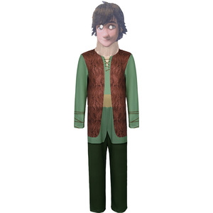 Disfraz de Hiccup de Cómo Entrenar a tu Dragón de Manyusha, Chaleco para Niños, Traje de Cosplay de Película y Televisión, Verano 2024 - Product Image 5