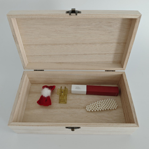 Biểu Tượng Tùy Chỉnh Trang Trí Đồ Trang Sức Bằng Gỗ Lưu Trữ Hộp Bản Lề Nắp Đánh Bóng Kỹ Thuật 24X13X7.2Cm Tái Sử Dụng Cho Món Quà Trang Trí Nội Thất - Product Image 6