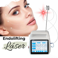 Endolaser 980nm 1470nm 50W pour lifting facial, lifting du menton, remodelage en V, Lipodefine, Endotight