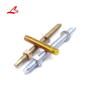 Acier au carbone zingué jaune M10 M16 M20 ancrages chimiques galvanisés boulons de <span class=keywords><strong>goujon</strong></span> <span class=keywords><strong>d</strong></span>'<span class=keywords><strong>ancrage</strong></span> <span class=keywords><strong>d</strong></span>'expansion - Product Image 4