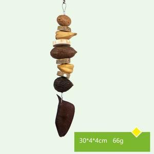 Top vendeur oiseau perroquet balançoire jouets à mâcher en bois naturel herbe suspendus jouets d'oiseaux - Product Image 5