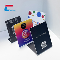 Soporte de PVC para Carteles de Mesa con Impresión Personalizada Premium, con Chip NFC Ntag13 Ntag215 Ntag216