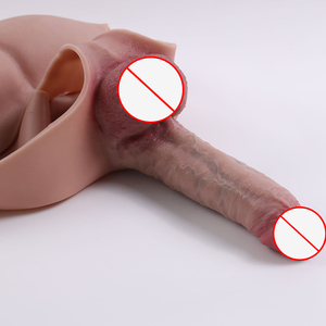 Groothandel populaire Nantianba huidkleurige lesbische seksspeeltjes leren <span class=keywords><strong>strap</strong></span>-on dildo damesondergoed seksproducten - Product Image 6