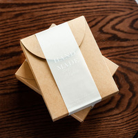 Emballage en papier kraft pour t-shirt de haute qualité personnalisé, recyclable, pour boîte de t-shirt, emballage de t-shirt avec logo