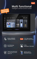 Glomarket Tuya Smart 7 pouces, passerelle domestique Zigbee, panneau de commande intelligent Wifi, multifonction, musique Ble, écran tactile mural, centre