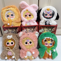 100% Authentique Original Baby Three I'm Not a Warrior Series Blind Box Vinyl Face Plush Mystery Box Stylish Collectible Toy Set
