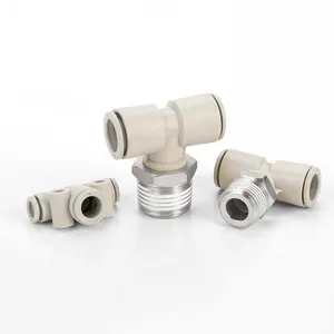 YBL KQ2T Series High Quality Pneumatic Parts External Thread T-Type Joint With Wear Resistance