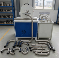 Nouvelle machine de polissage de tubes courbés haute sécurité, moteur 3kW, construction en acier inoxydable et aluminium, pour formes irrégulières, facile à utiliser