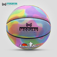 MOZURU Ballon de basket-ball holographique lumineux phosphorescent à LED de nuit