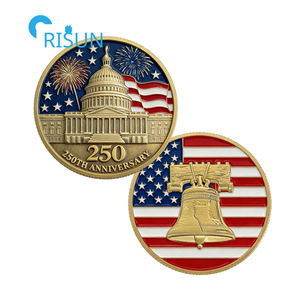 Pièces <span class=keywords><strong>de</strong></span> monnaie commémoratives personnalisées 3D USA Amérique 250e anniversaire, pièces <span class=keywords><strong>de</strong></span> monnaie <span class=keywords><strong>de</strong></span> défi personnalisées Amérique 250 ans - Product Image 4
